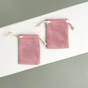 kleine Schmuckbeutel mauve | 2 Stück