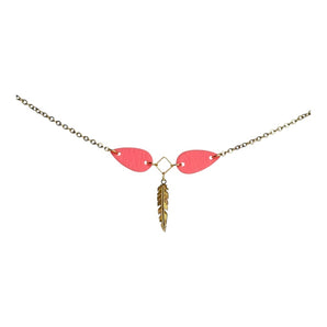 Elegante Kette mit Feder-Anhänger – Verstellbar 41-47 cm | Leicht, modern & stilvoll – Perfektes Geschenk für Freundin oder besondere Anlässe