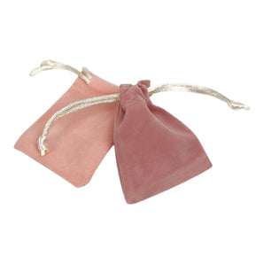 kleine Schmuckbeutel rosa und mauve | 2 Stück