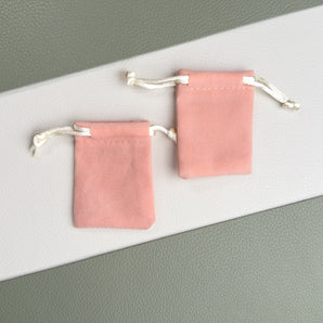 kleine Schmuckbeutel rosa | 2 Stück