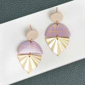 Edle Boho-Ohrringe mit Goldakzenten – eleganter Schmuck für Damen, Brautjungfern oder als Geschenk zur Hochzeit