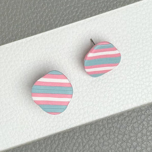 Unisex Transgender Pride Ohrringe – dezentes Statement für Zugehörigkeit & Stil – Perfekt für Alltag & Party