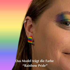 Halbcreolen Bisexual Pride | Halbcreolen | Lebhaft Bunt